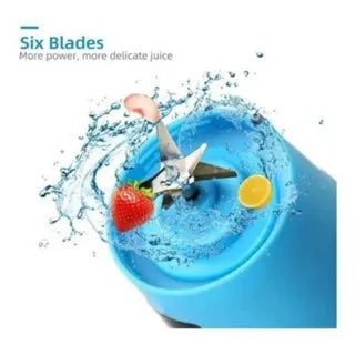 UltraMixer | Mini Liquidificador Usb Portátil Recarregável - Bebidas frescas, Sempre à Mão!