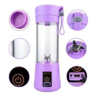 UltraMixer | Mini Liquidificador Usb Portátil Recarregável - Bebidas frescas, Sempre à Mão!