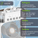 Mini Refrigerador Ventilador Umidificador com Led | ProVent - Potência Refrescante!