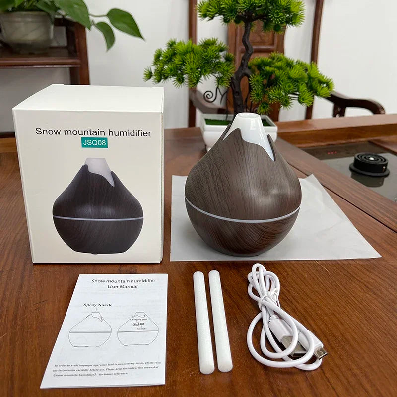 Umidificador Vulcão Ultrassônico | Explosão de aroma e relaxamento para seu ambiente!