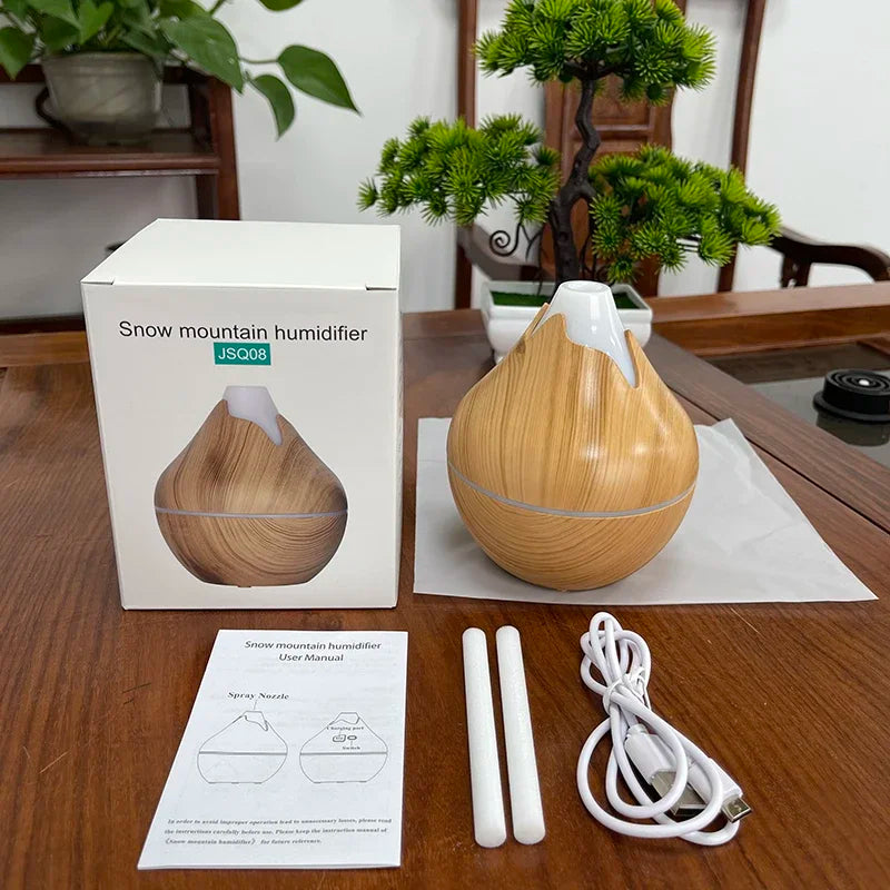 Umidificador Vulcão Ultrassônico | Explosão de aroma e relaxamento para seu ambiente!