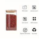 Coleção Naturalle | Potes de Vidro com Bambu