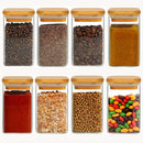 Coleção Naturalle | Potes de Vidro com Bambu