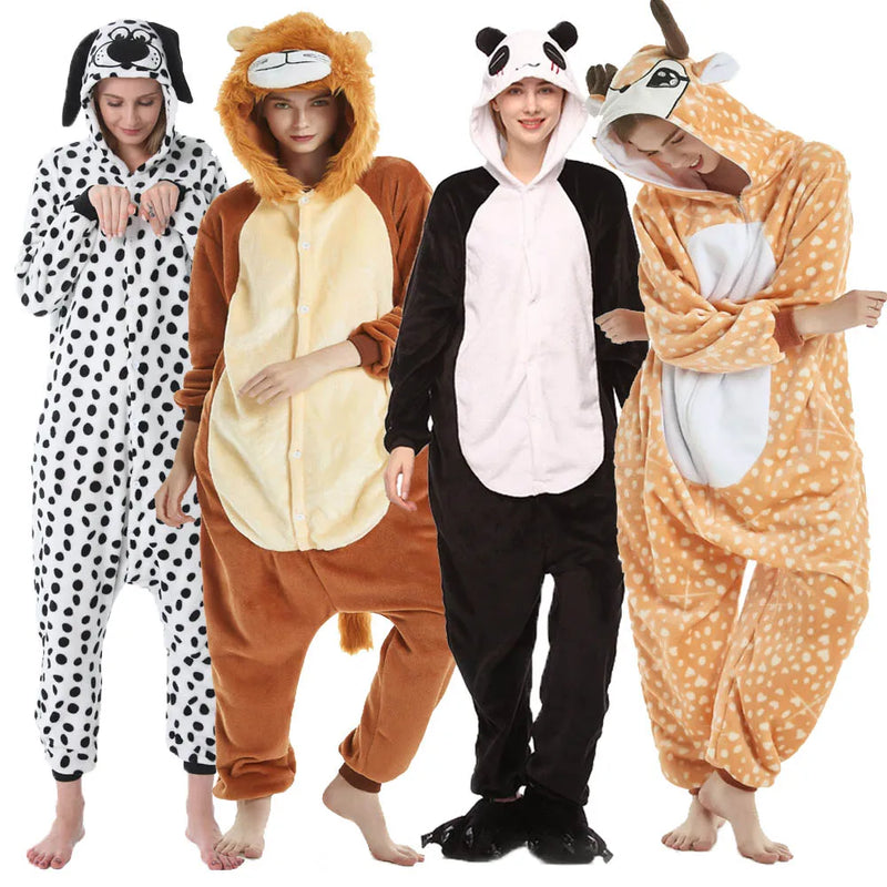 Pijama Macacão de Animais - Sono com Diversão!