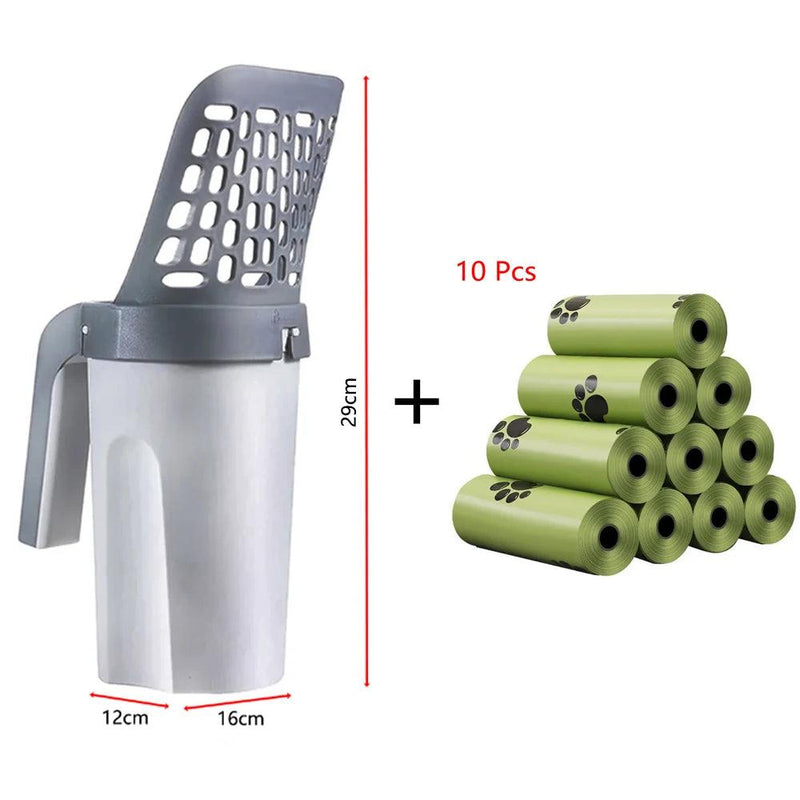 PáMax | Pá com Sacos de Lixo para Gatos - Areia Limpa, Gato Feliz!
